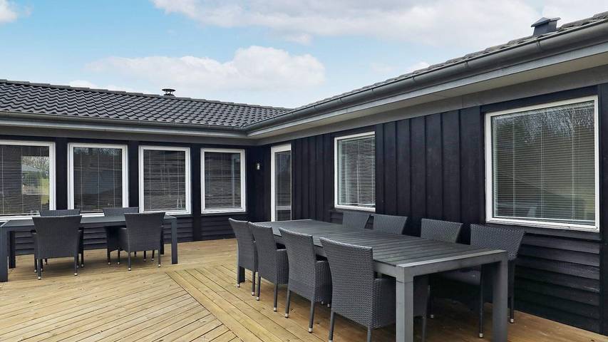 Ferienhaus für 9 Personen, mit Whirlpool und Terrasse sowie Sauna, mit Haustier in Nordostjütland - 3