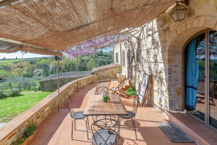 Agriturismo 'Molinuzzo - Joshua' con piscina in comune, terrazza privata e Wi-Fi in Barberino Tavarnelle, Chianti
