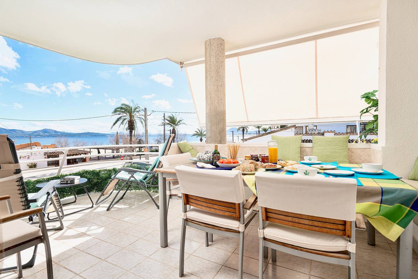 Ancora – Apartment in erster Reihe mit atemberaubender Aussicht in Port de Pollença, Pollença