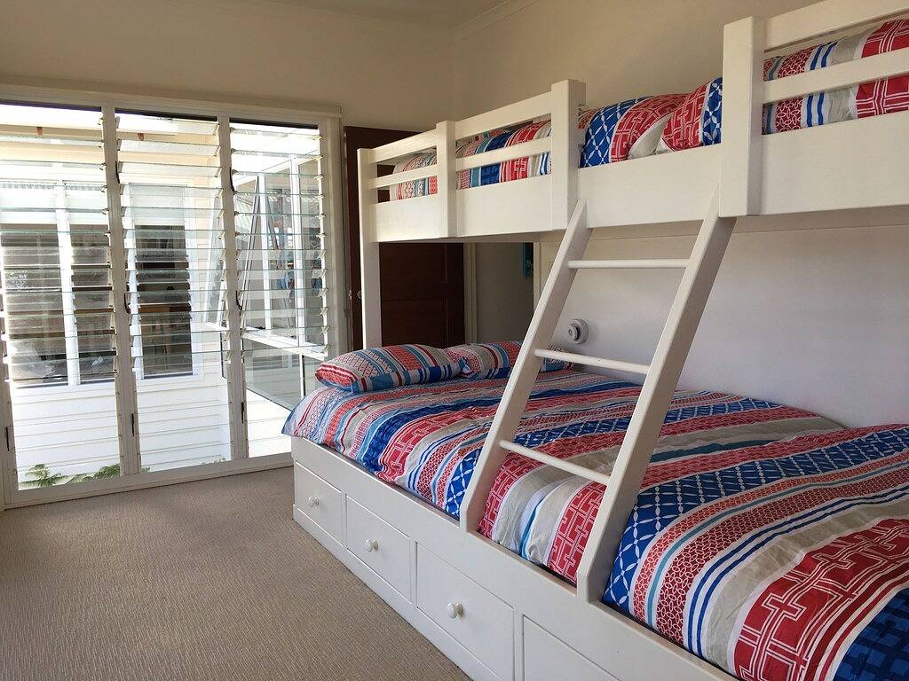 Schönes Familienstrandhaus mit Pool am schönsten Strandabschnitt der Bucht in Hervey Bay, Fraser Coast