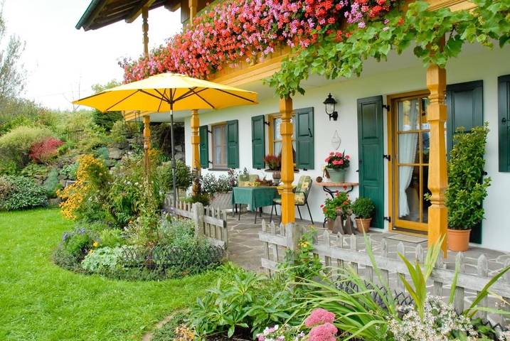 Ferienwohnung für 2 Personen, mit Terrasse und Garten sowie Ausblick in Rottenbuch - 3