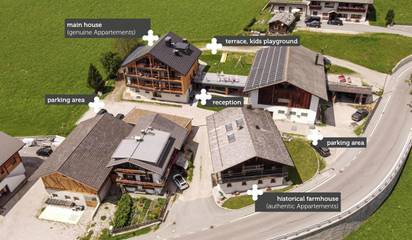 Gîte pour 4 personnes, avec vue ainsi que jardin et sauna dans St. Magdalena (Gsies)