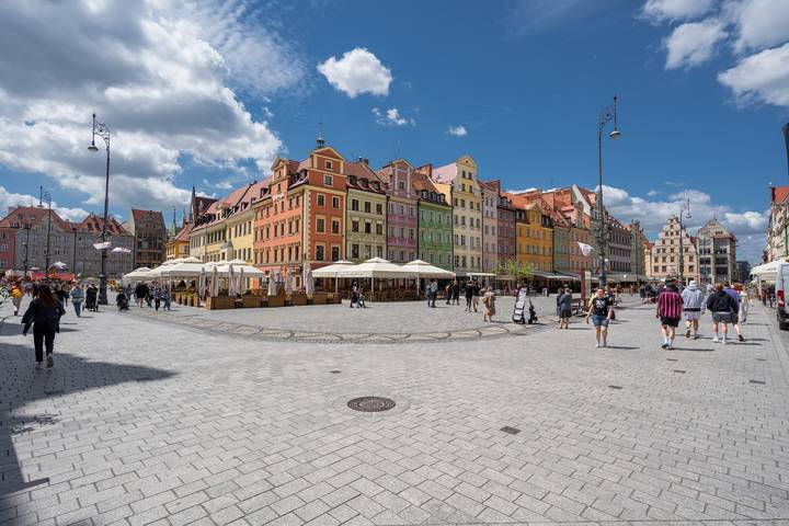 Ganze Wohnung, Sunny Apartment close to Market Square | Air Conditioning in Breslau, Niederschlesien