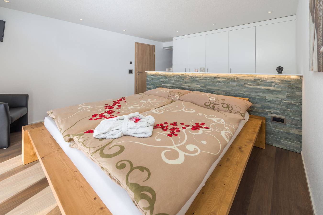 Ganze Ferienwohnung, Ferienwohnung Casa Mia Milleggapark - 4-Bettwohnung in Grächen, Walliser Alpen