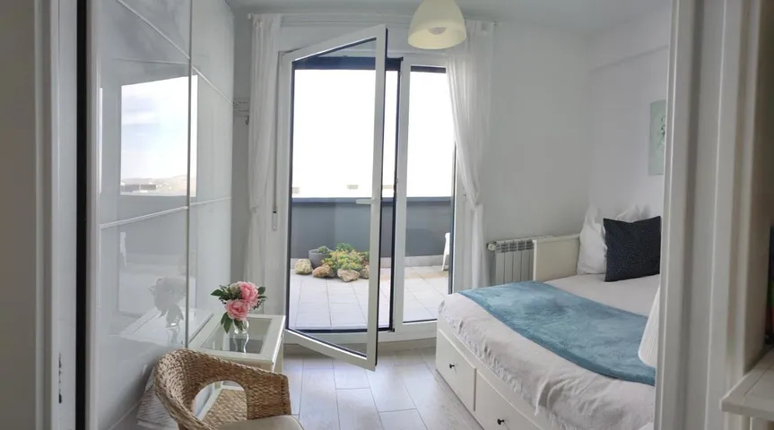 Ferienwohnung für 2 Personen, mit Terrasse und Ausblick, mit Haustier - 1
