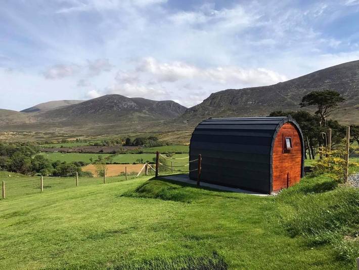 Glamping for 2 people, with Terrace and Garden as well as View in County Down