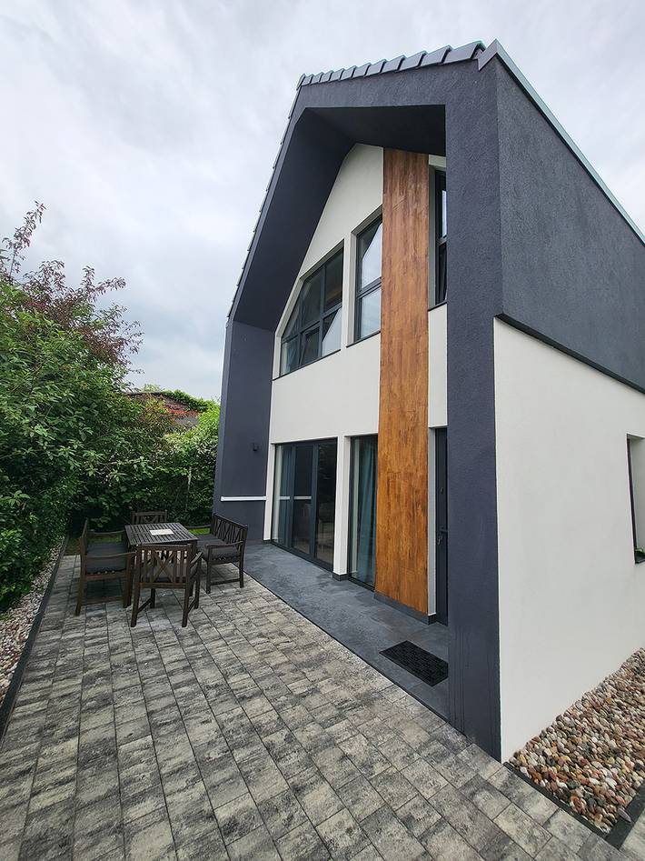 Ferienhaus für 5 Personen, mit Whirlpool und Terrasse sowie Garten und Sauna in Leba