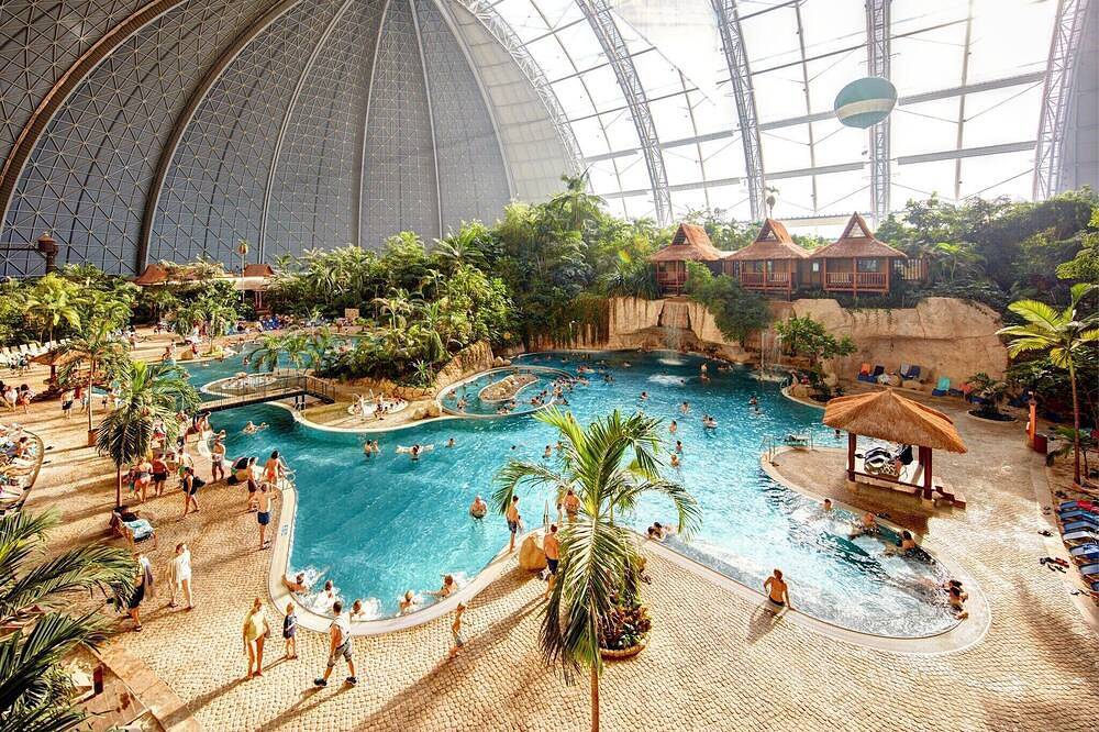 Mobile Homes im Tropical Islands Resort in Tropical Islands (Wasserburg), Halbe