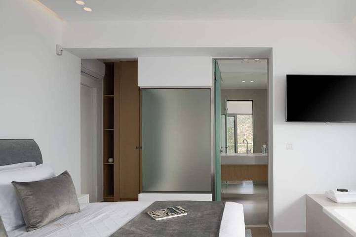 Villa pour 20 personnes, avec jacuzzi et bassin pour enfant ainsi que jardin et sauna à Bali (Crète) - 3