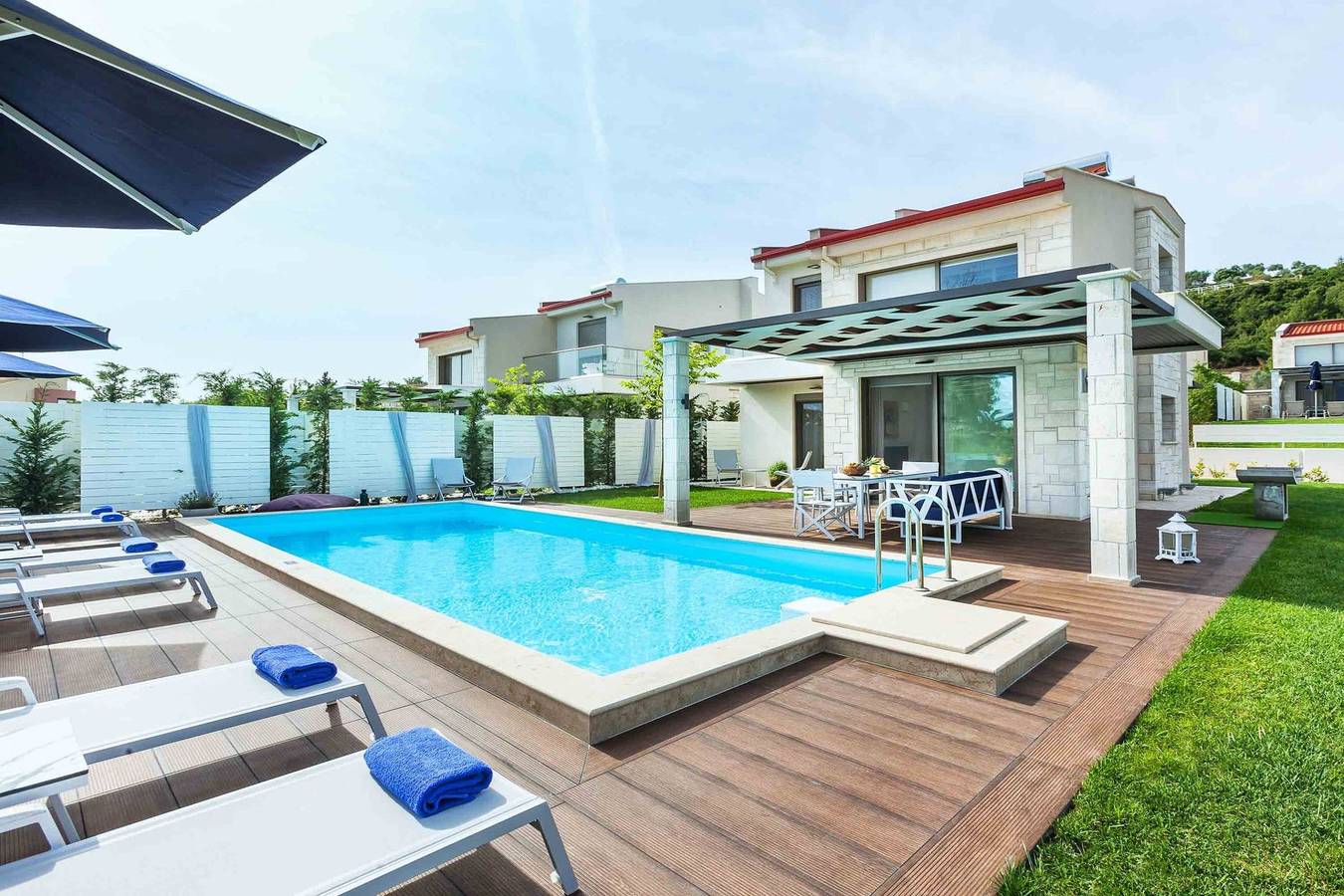 Luxury Halkidiki Villa | Deluxe 5 Bedroom Villa | Private Pool | Pefkochori in Pefkochori, Cassandra