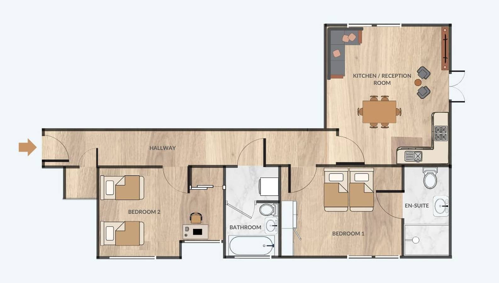 Apartamento entero, Beautiful Apartment In The Heart of Chelmsford in Chelmsford, Essex