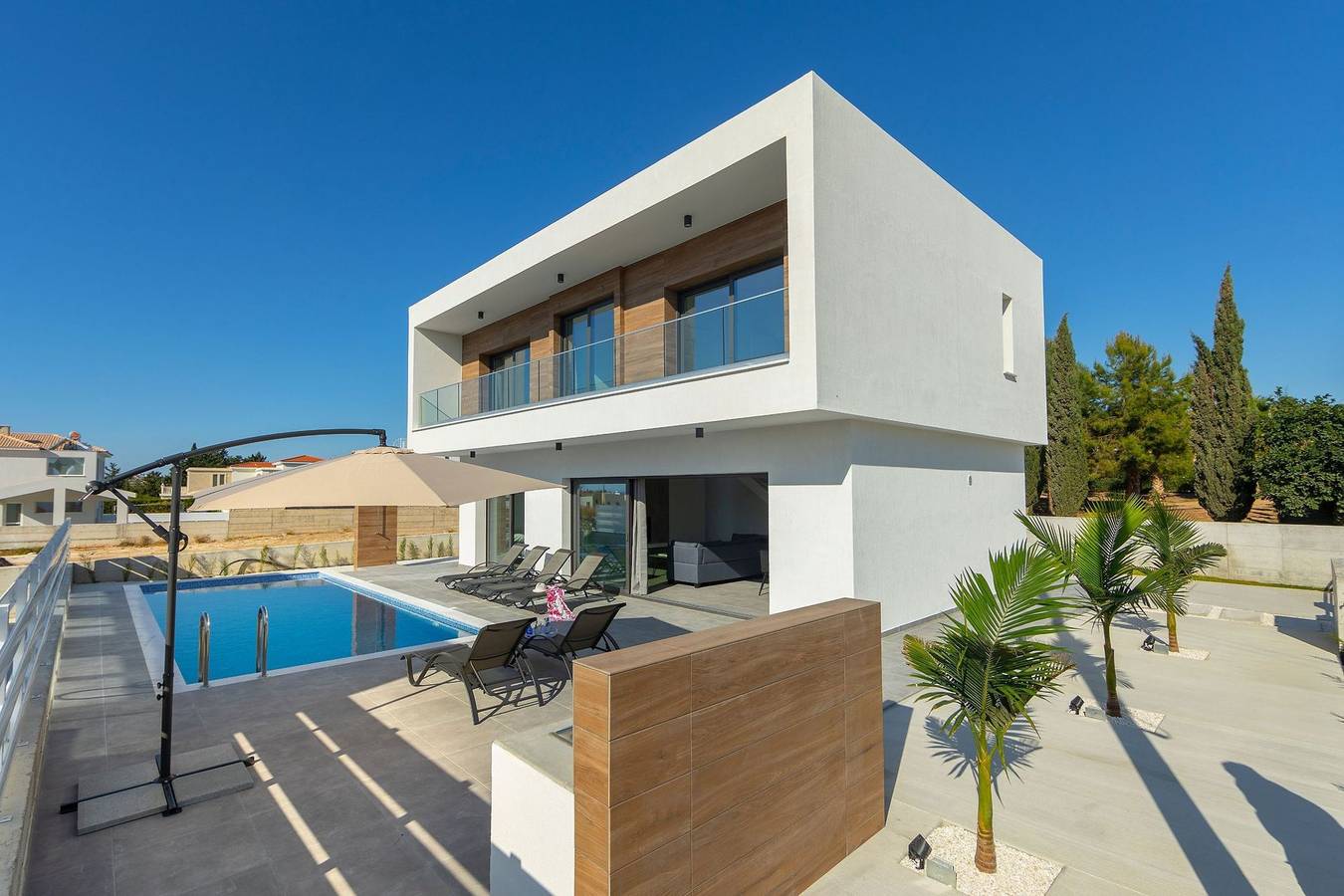 Superb Coral Bay Villa | Villa Andre | 3 Bedroom Villa  | 3 Bedrooms | Private Swimming Pool | Sea V in Peyia, South Cyprus