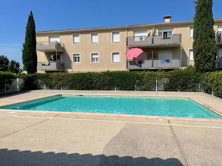 Appartement de vacances pour 4 personnes, avec Terrasse et Piscine