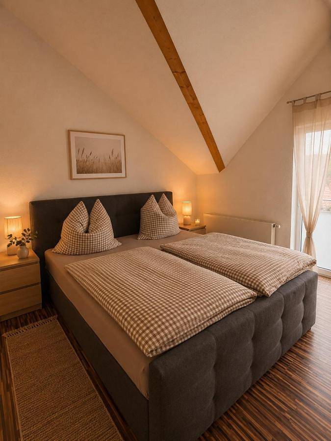 Ferienwohnung für 3 Personen, mit Balkon und Garten sowie Ausblick in Bad Schönborn - 3