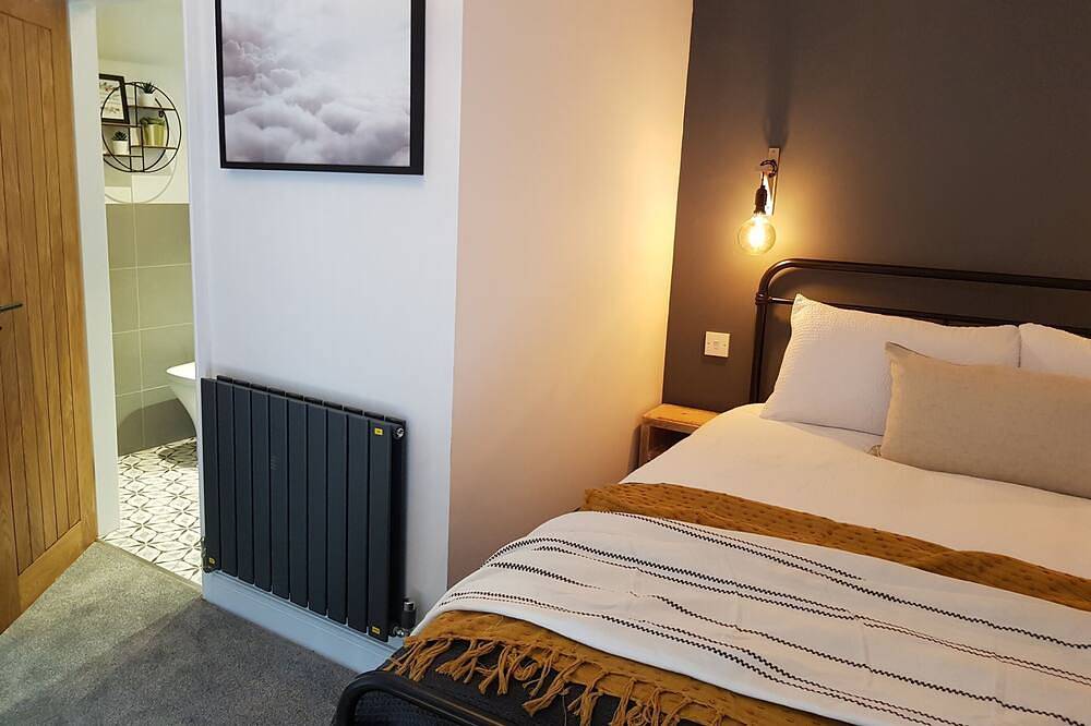 Luxus-Cottage-Ensuite-Blick auf die Landschaft in Glossop, Derbyshire