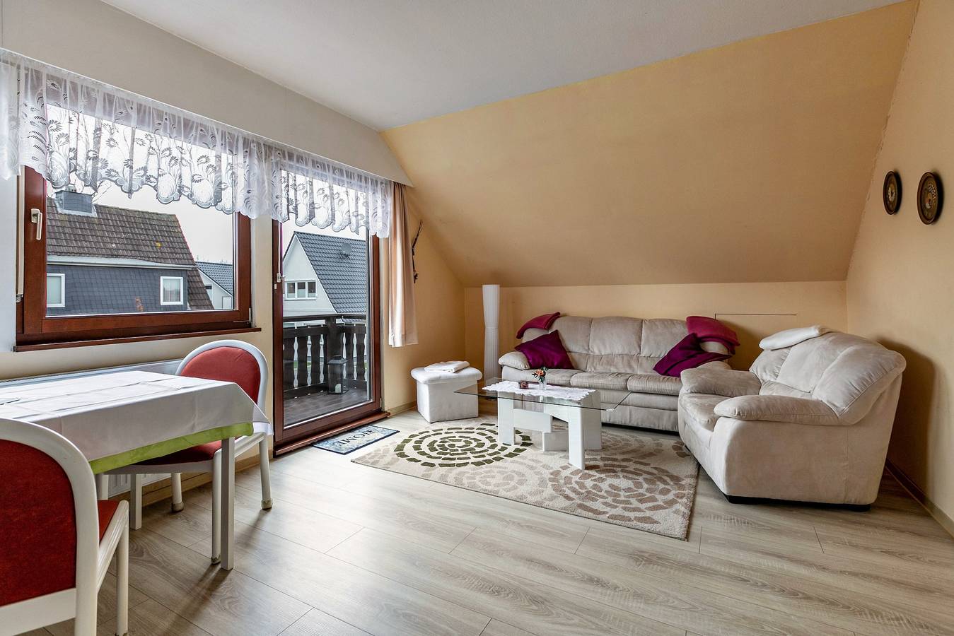 Ganze Wohnung, Ferienwohnung 'Haus Anita - Ferienwohnung Og' mit Balkon und Wlan in Büsum, Nordseeküste