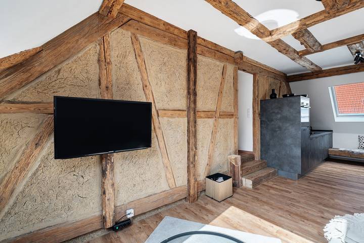Hel lejlighed, Holiday Apartment 'Scheunenglück' with Balcony and Wi-Fi in Oberkirch, Central Black Forest
