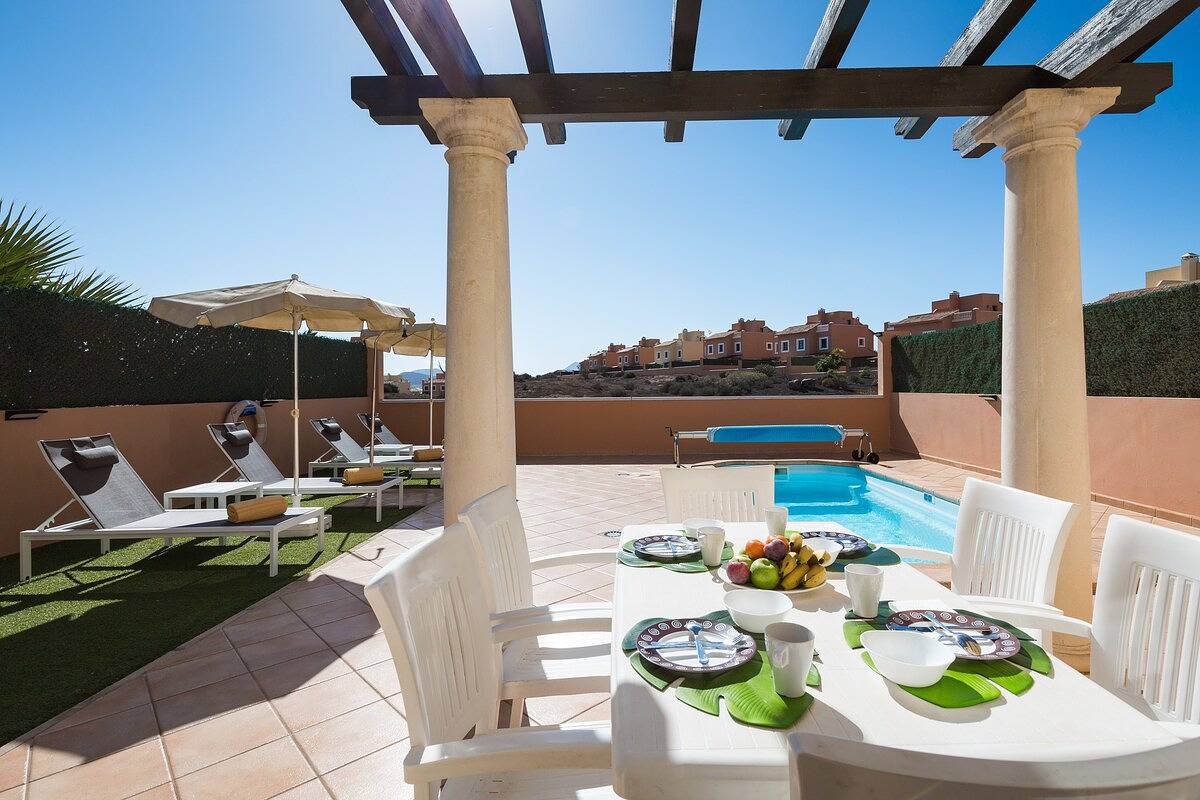 Villa voor 6 personen met terras in Geafond, La Oliva