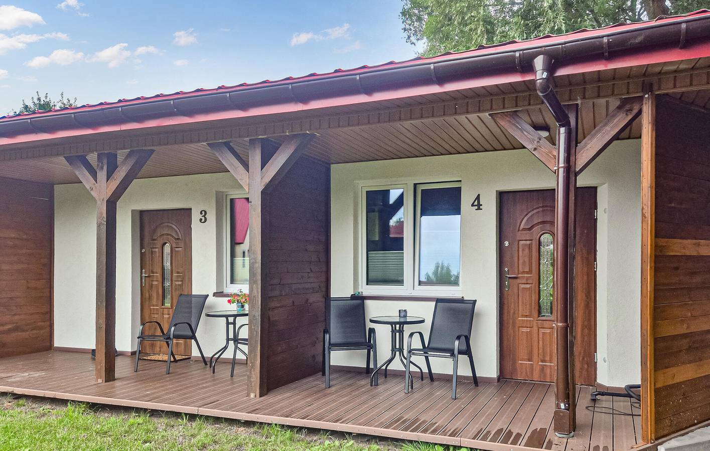 Ferienhaus für 6 Personen mit Garten in Gaski, Powiat Koszaliński