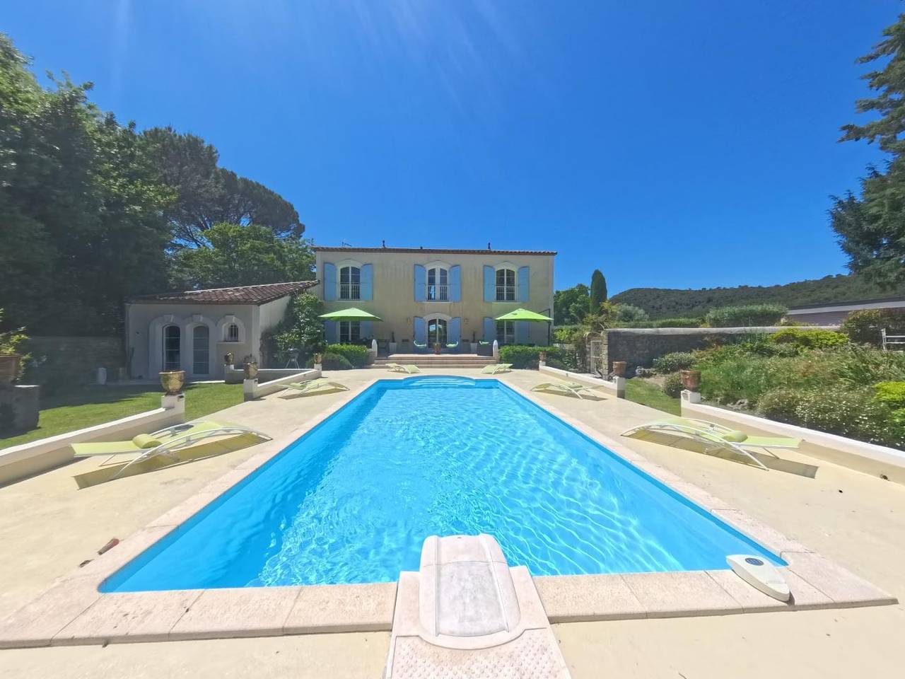 La Villa Ricôme in Fontanès, Côte méditerranéenne (France)