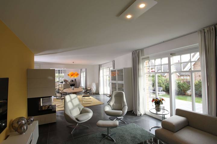 Ferienhaus für 6 Personen, mit Terrasse und Garten sowie Sauna in Lobbe - 4