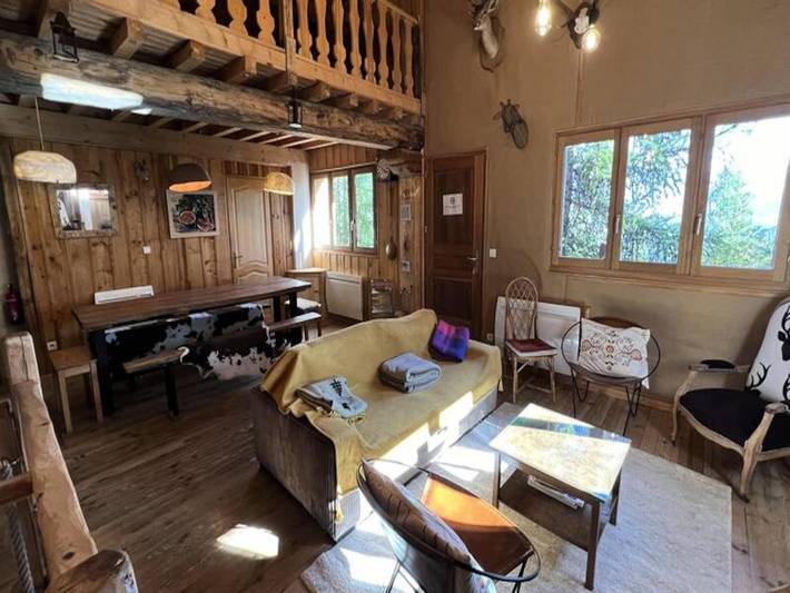 Chalet pour 10 personnes, avec balcon, adapté aux familles à Pra-Loup