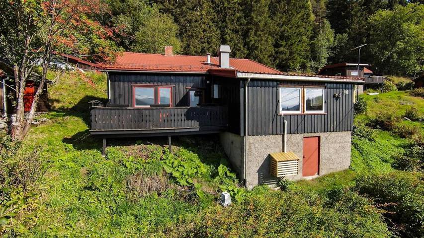 Ferienhaus für 6 Personen, mit Terrasse und Garten sowie Ausblick, mit Haustier - 1