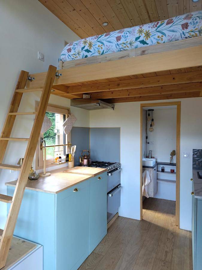Maison de campagne pour 2 personnes, avec vue ainsi que jardin et terrasse dans Aignay-le-Duc