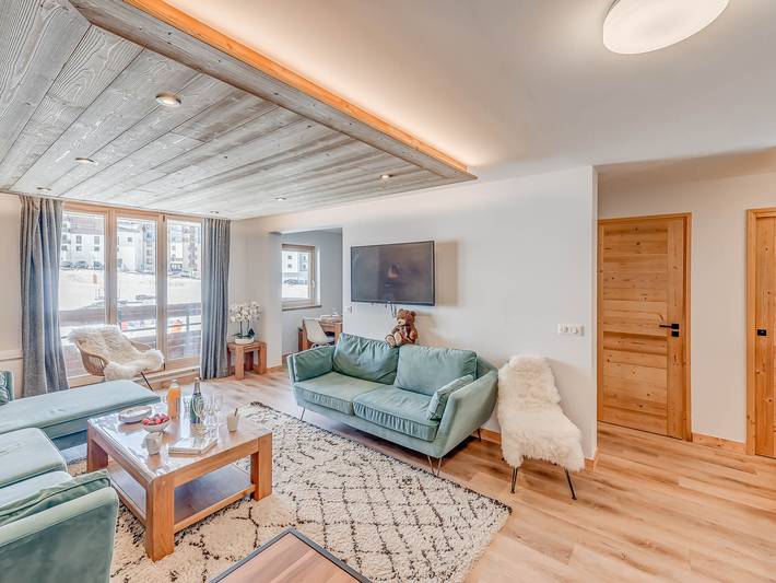 Ganze Wohnung, Renovierte Wohnung in Tignes - 8 Pers., 82m², WLAN Inklusive in Tignes, Vanoise-Massiv