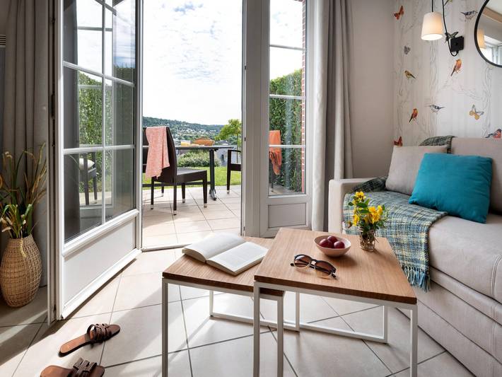 Ferienhaus für 4 Personen, mit Sauna und Pool sowie Terrasse, kinderfreundlich
