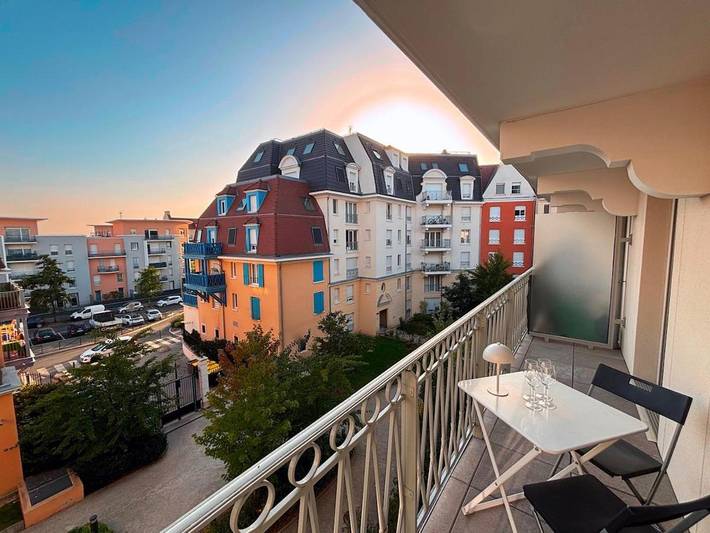 Appartement de vacances pour 4 personnes, avec jardin et vue