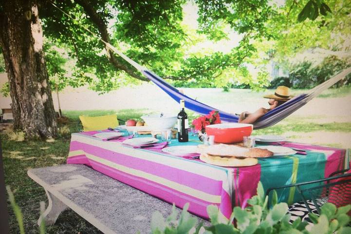 Maison de vacances pour 13 personnes, avec balcon et jardin à Carbonne