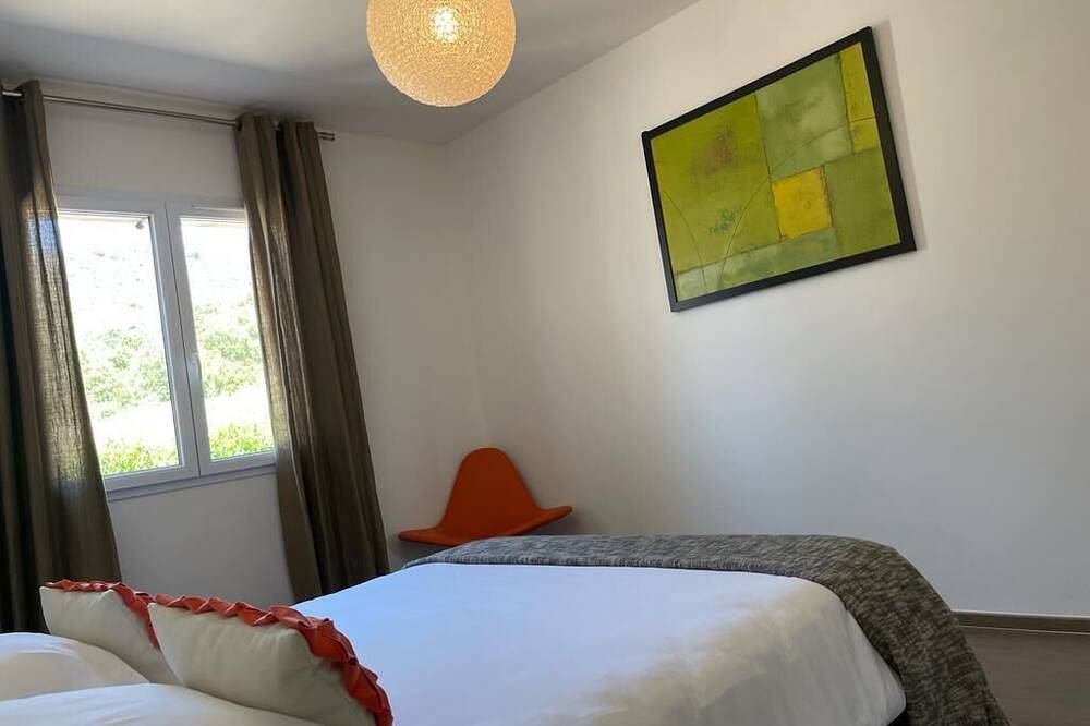 Villa moderne avec piscine chauffée à 5 min en voiture des plages et St Florent in Oletta, Région de Calvi