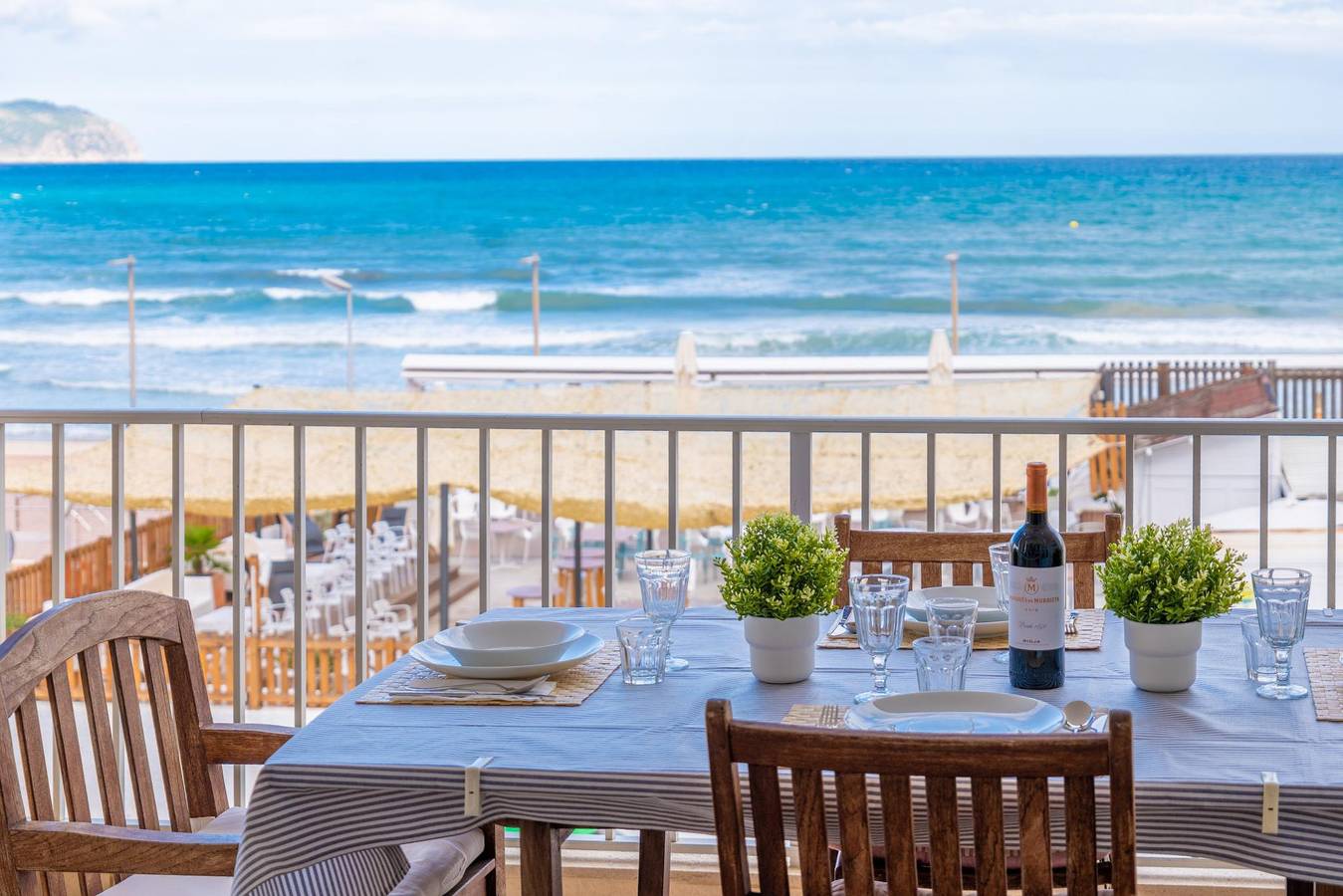 Ganze Ferienwohnung, Tugores Simó 2º A - Charmante Wohnung direkt am Strand in Can Picafort – Kostenloses Wlan in Can Picafort, Santa Margalida