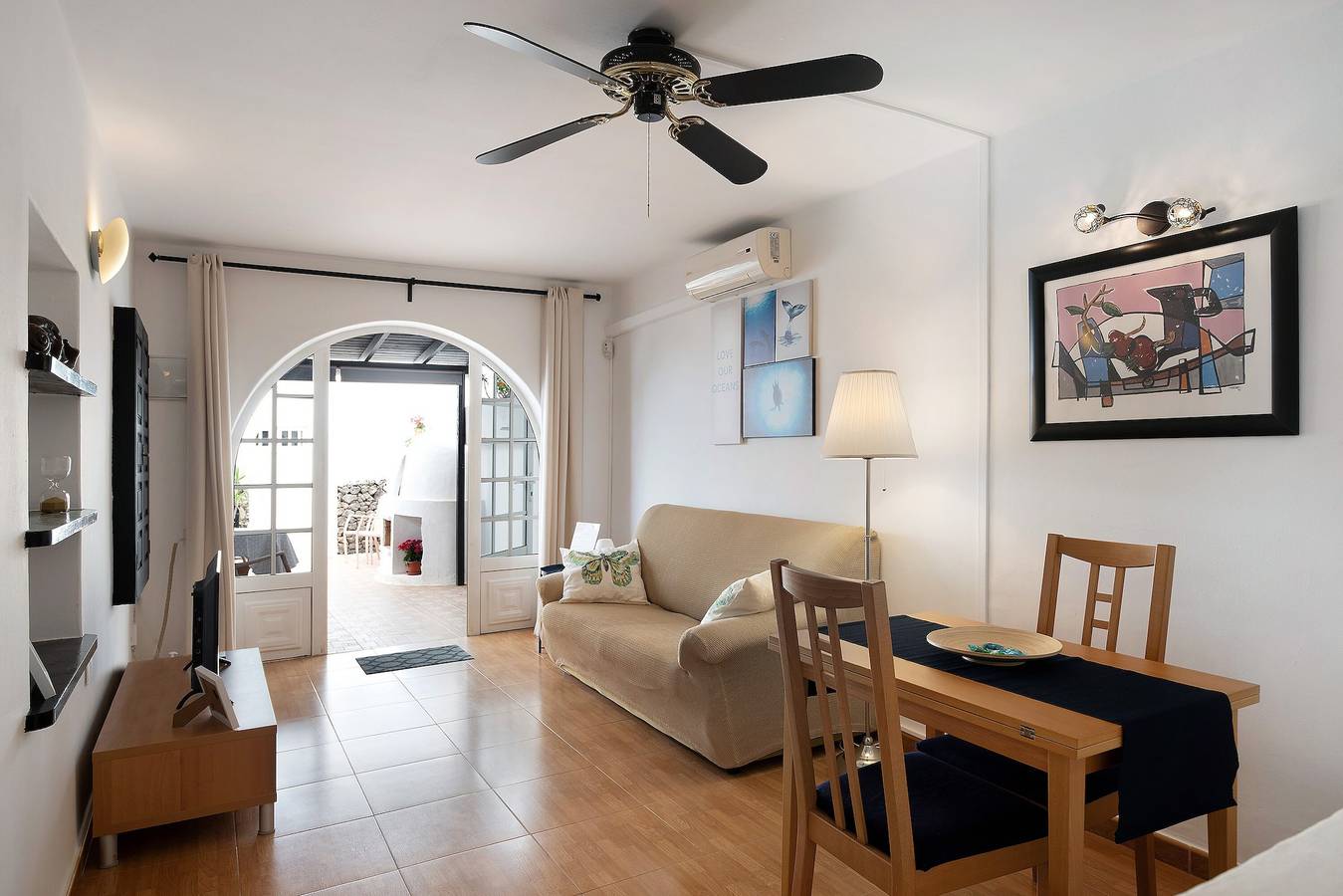 "Casa Gofio" Appartement op slechts 150 m van het strand met zeezicht, airco & Wifi, foto 8
