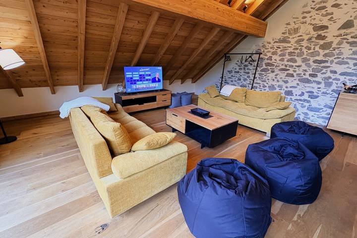 Chalet für 10 Personen mit Balkon in Vaujany, Nationalpark Écrins