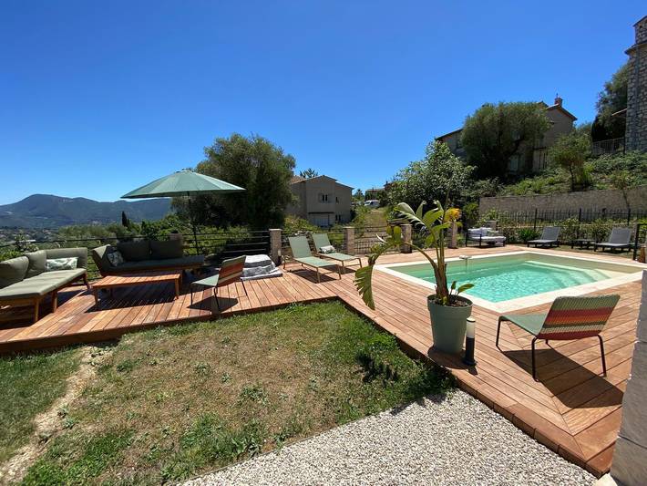 Villa für 7 Personen, mit Terrasse und Garten in Nizza - 2
