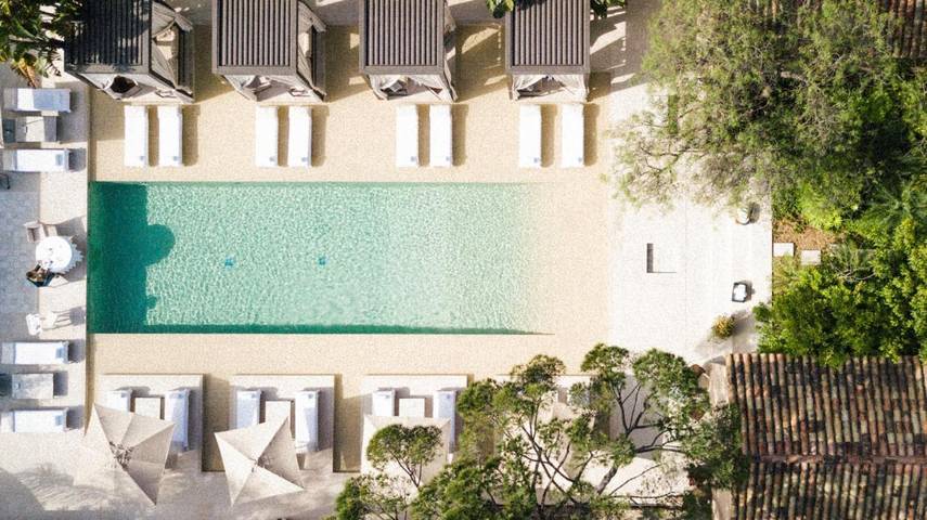 Hôtel pour 2 personnes, avec Terrasse et Jardin ainsi que Piscine et Vue