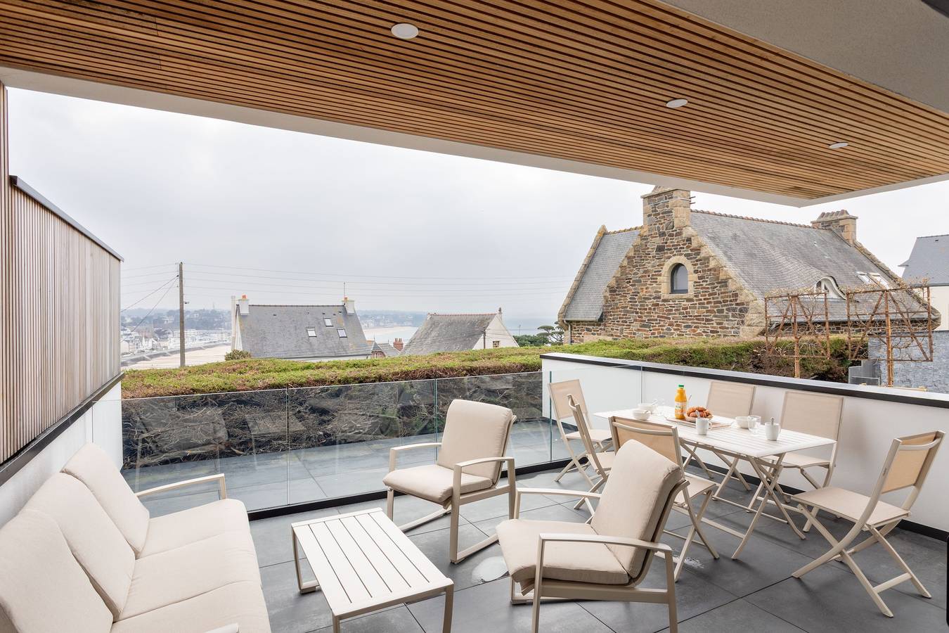Ferienhaus für 6 Personen mit Balkon in Pléneuf-Val-André, Côte d’Émeraude
