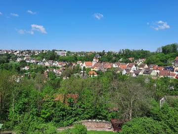 Ferienhaus für 6 Personen, mit Garten und Ausblick, kinderfreundlich in der Fränkische Schweiz