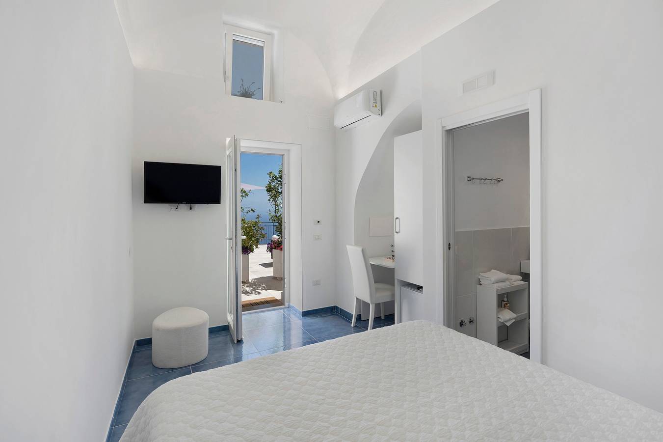 Zimmer 'Camera Positano Sea View' mit Meerblick, Wlan und Klimaanlage in San Michele (Salerno), Amalfiküste