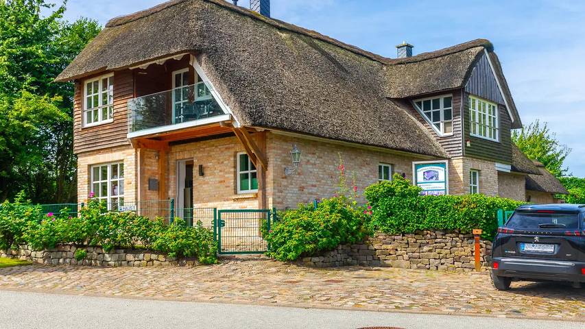Ferienhaus für 4 Personen, mit Garten, mit Haustier