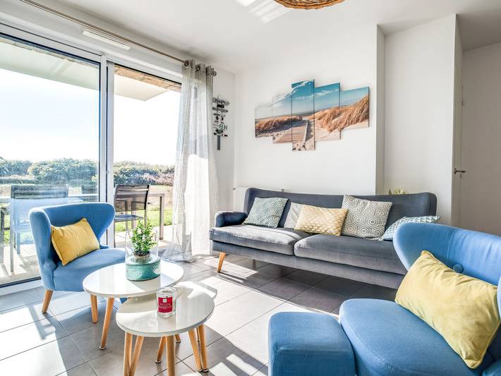 Location de vacances pour 6 personnes, avec jardin et terrasse à Quiberon