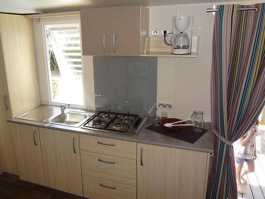 Camping de la Claysse - Mobilhome 5 personnes - Farniente - Tv - Wifi in Saint-Sauveur-de-Cruzières, Ardèche
