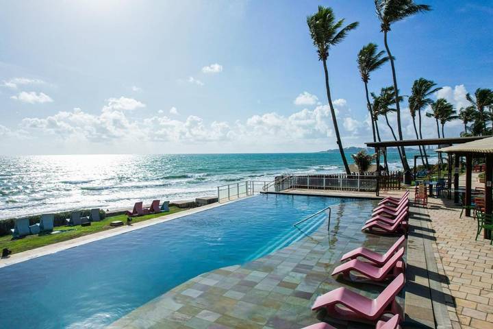Pousadas para 2 pessoas, com piscina infantil e piscina e ainda vista and jardim, com animais de estimação em Natal