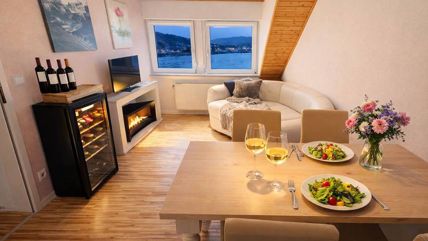 Ferienwohnung für 4 Personen, mit Sauna und Garten, mit Haustier am Mittelrhein