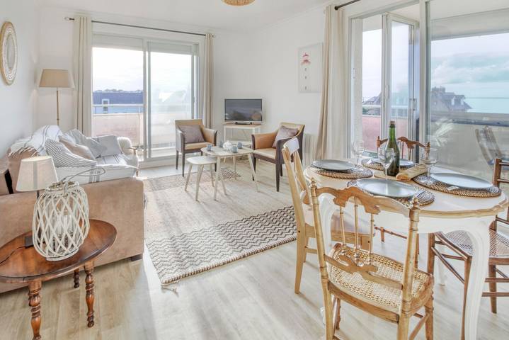 Apartamento entero, Apartamento de vacaciones para 4 personas con terraza in Pléneuf-Val-André, Côtes-d'Armor