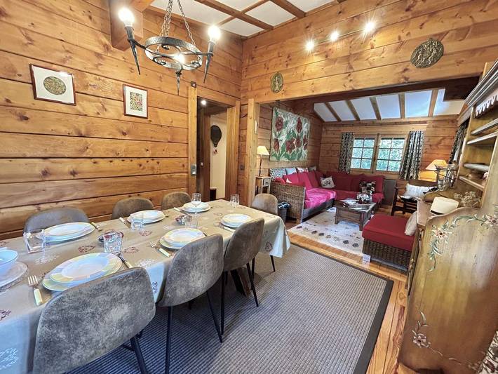 Chalet pour 8 personnes, avec Balcon et Terrasse à Megève