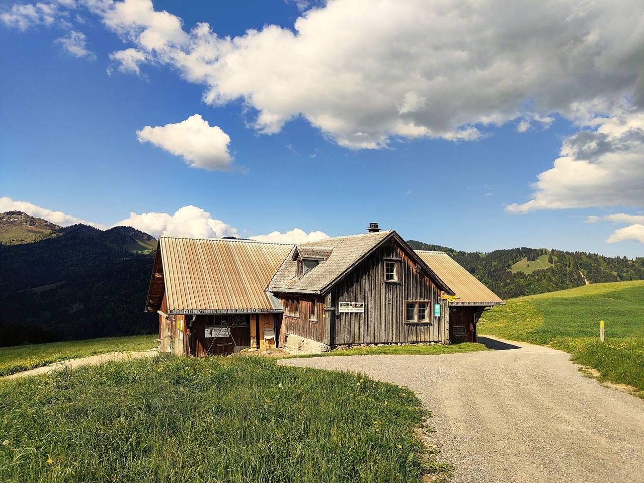 Säntisblick in Nesslau, Kanton St. Gallen