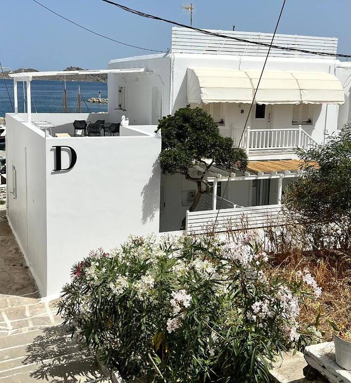 Maison d’hôte pour 3 personnes, avec terrasse dans Náoussa